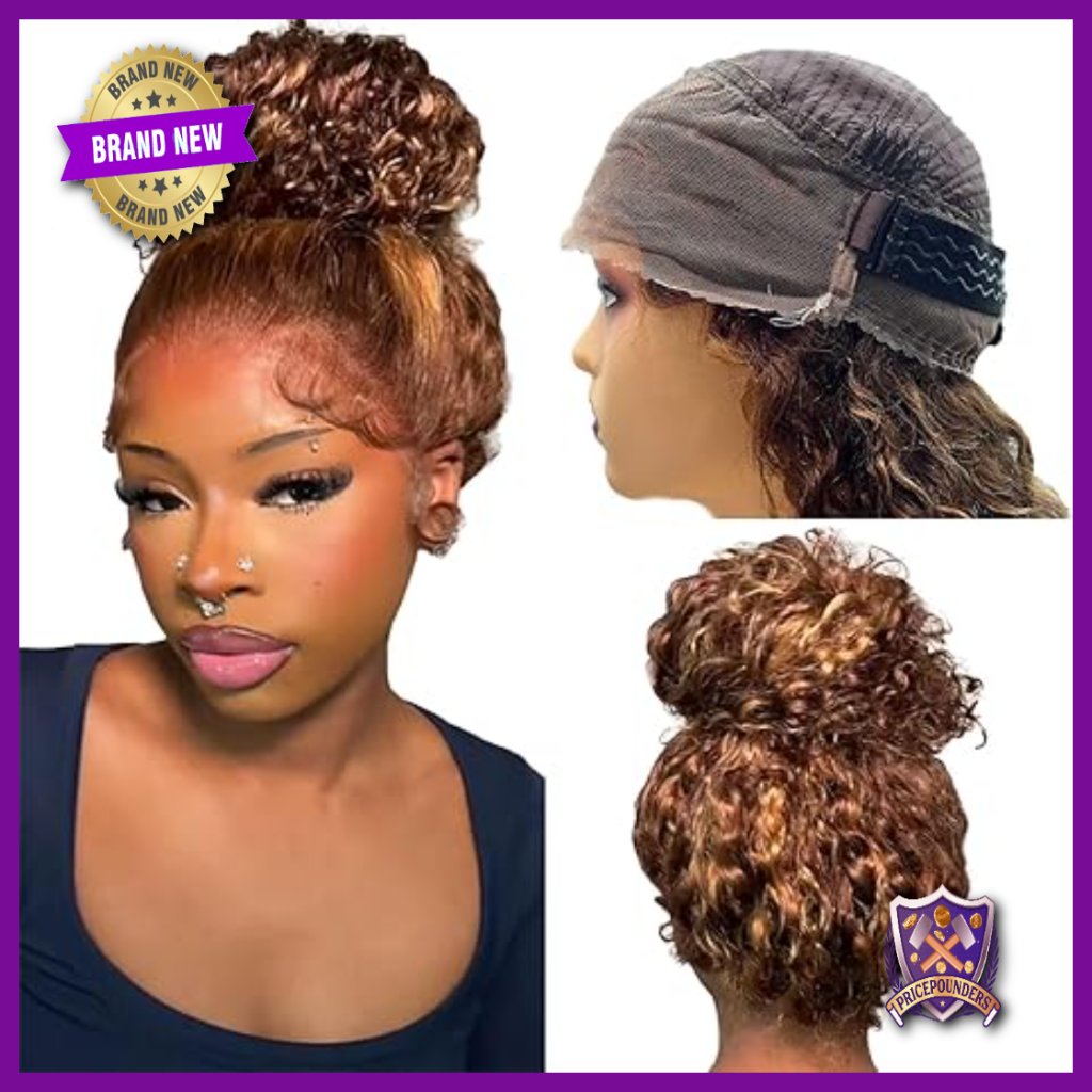 360 Full Lace Wig Human Hair Deep Wave 26 Inch Pre Plucked